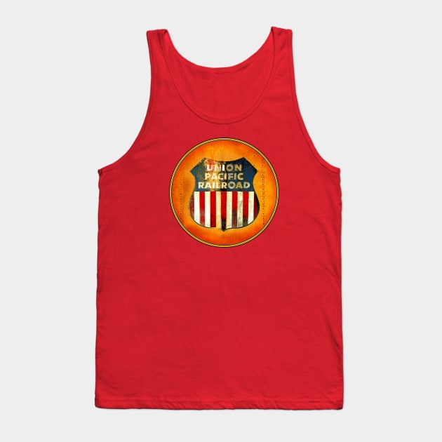 Union Pacific Railroad - Badge Tank Top by Midcenturydave